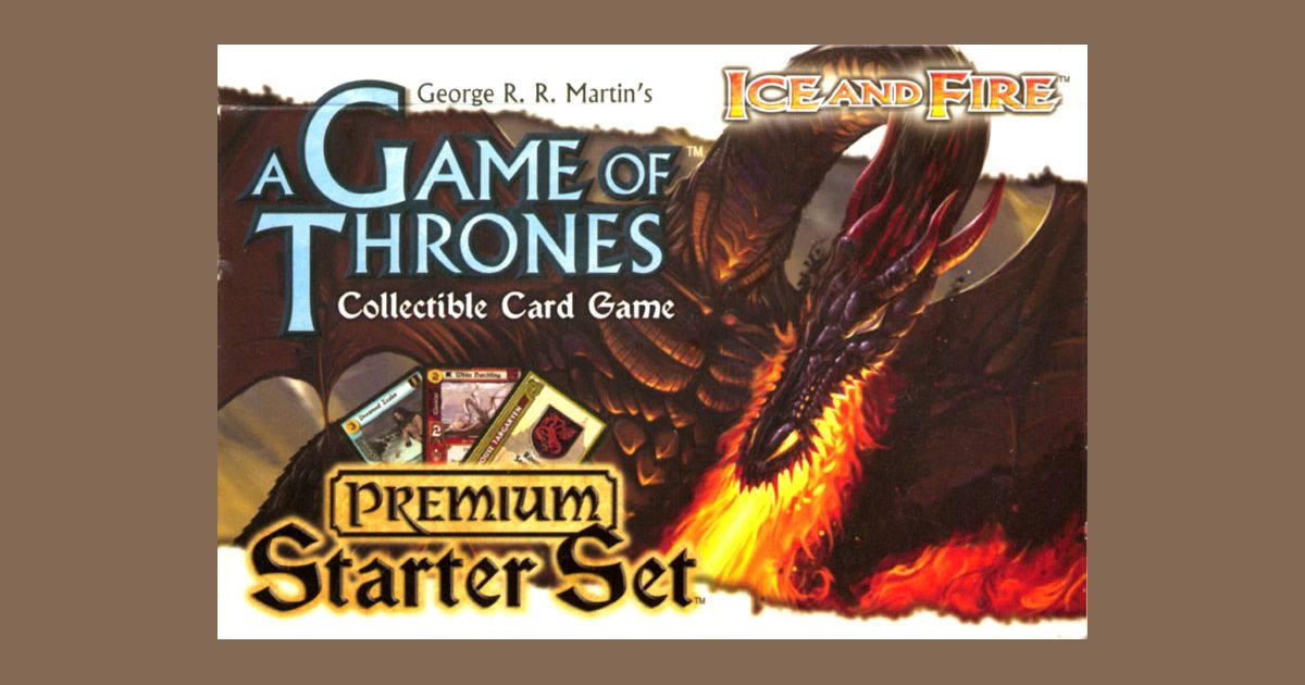 A Game Of Thrones Collectible Card Game Premium Starter Set Deck TCG FREE SHIP 