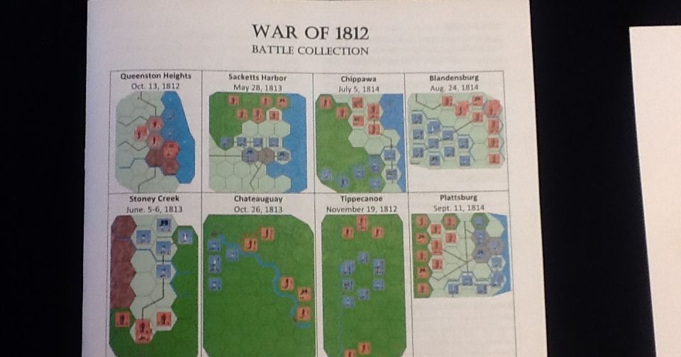 War of 1812 Battle Collection Board Game BoardGameGeek