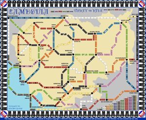 Cambodia (fan expansion for Ticket to Ride)