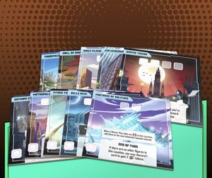 DC Super Heroes United: Cardboard Locations