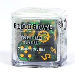 Blood Bowl (2016 edition): Goblin Team Dice Set