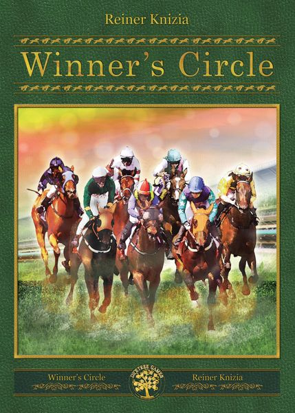 Winner's Circle, DiceTree Games, 2016 — front cover (image provided by the publisher)