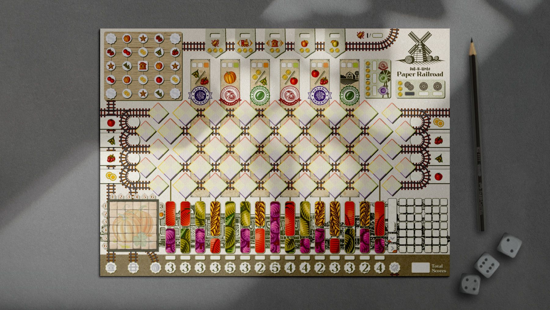 Coperta Paper Railroad