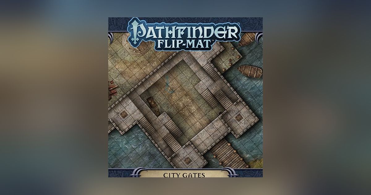 Pathfinder Flip-Mat: City Gates | RPG Item | BoardGameGeek