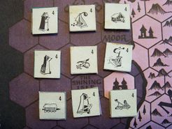 Divine Right: Ambassador Personality Cards and Siege Train Counters