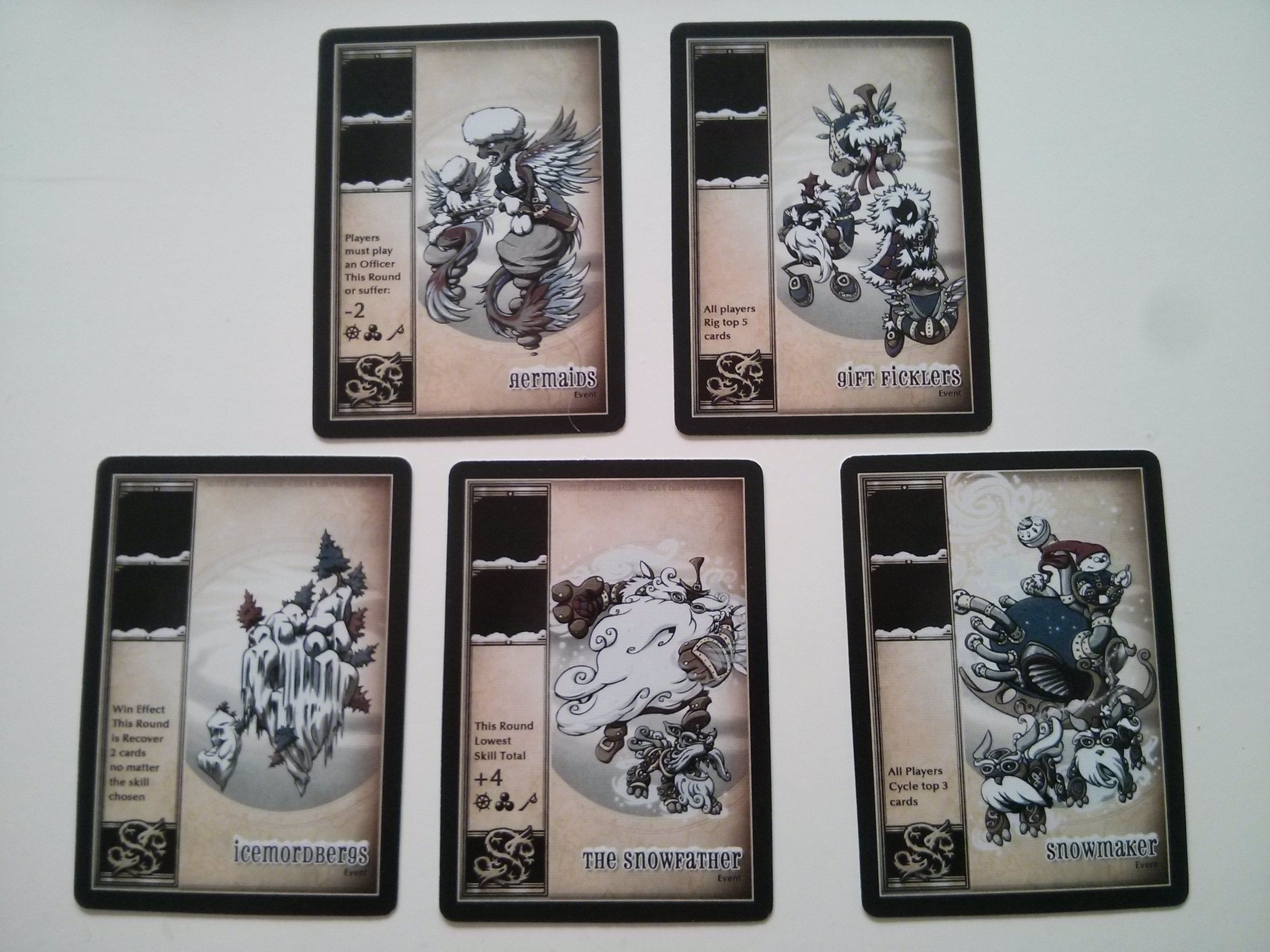 Oddball Aeronauts: Snowtide Event Cards cover art