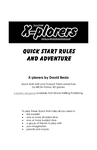 RPG Item: X-plorers Quick Start Rules