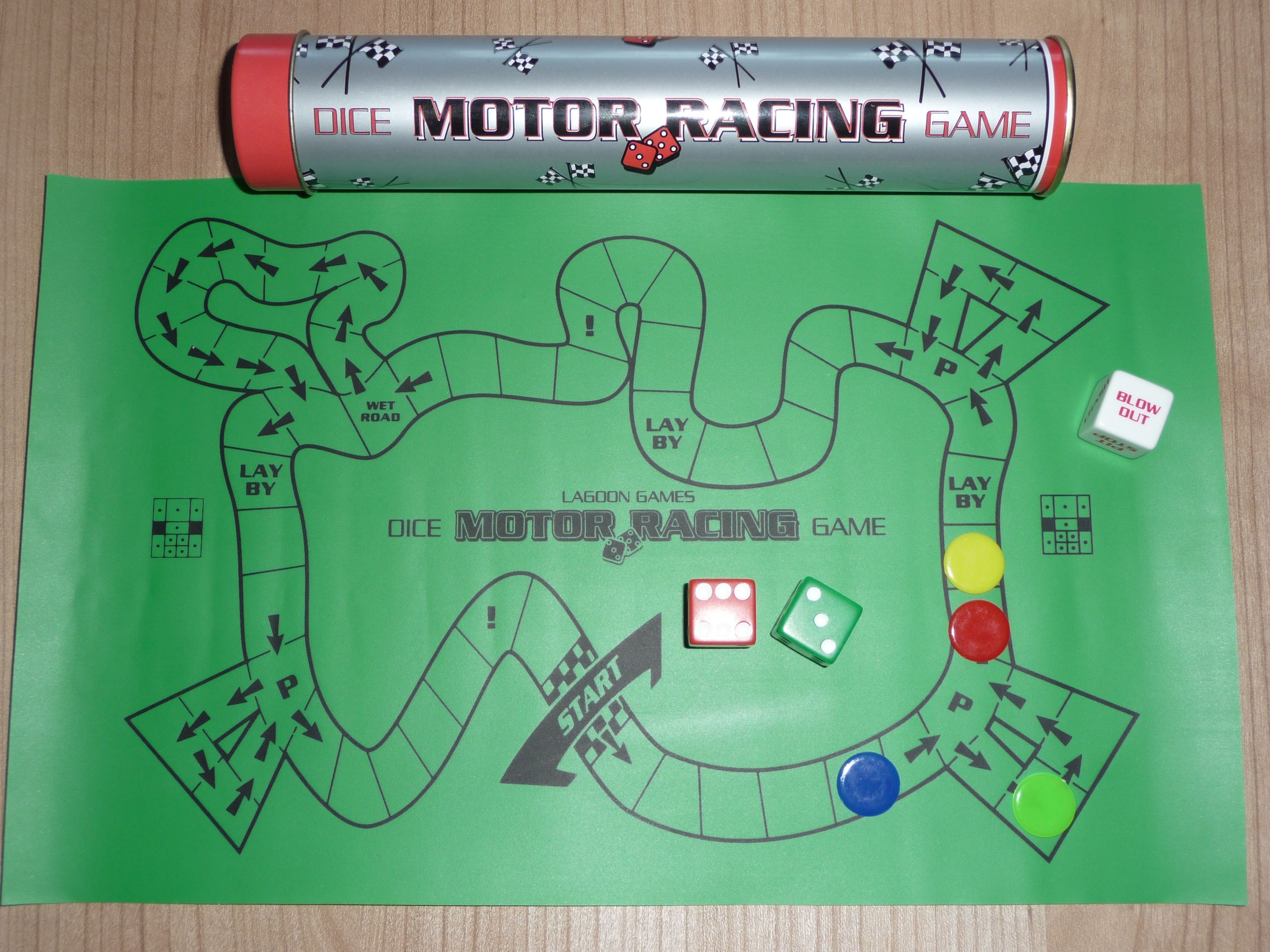Dice Motor Racing Game