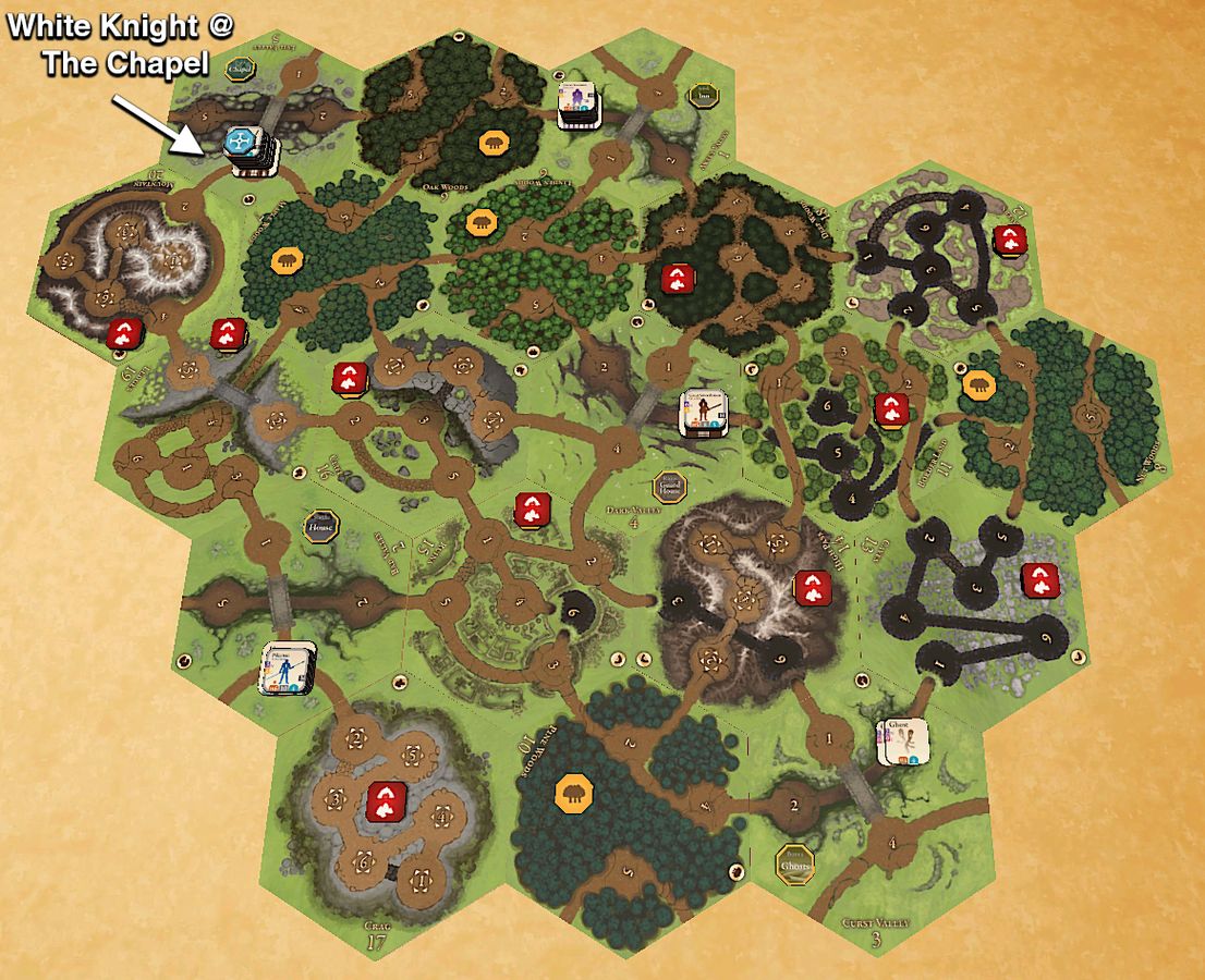 The White Knight Seeks Glory over 28 Days in the Magic Realm - Session  Report 7-9-21 in TTS | BoardGameGeek