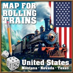 Rolling Trains: United States Map | Board Game | BoardGameGeek