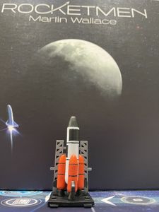 Rocketmen: Rocket & Launch Pad, Earth, Moon & Mars coins