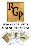 RPG Item: Item Cards Set 1: Adventurer's Gear