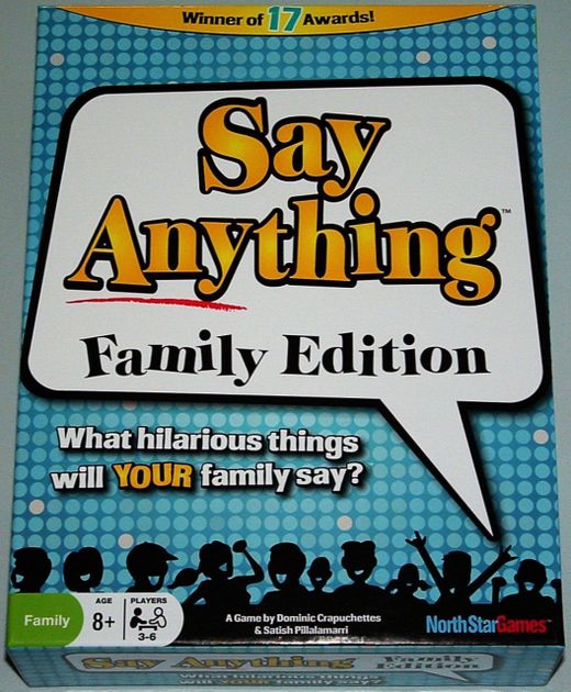 Say Anything Family Edition Board Game BoardGameGeek