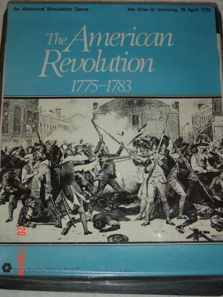 The American Revolution 1775-1783 | Board Game | BoardGameGeek