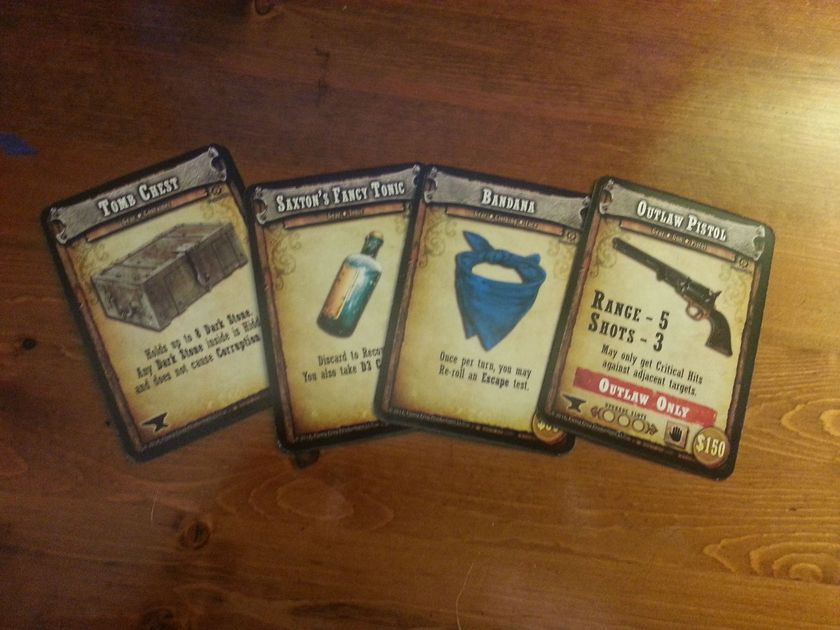 Shadows of Brimstone: Outlaw Promo Cards | Board Game | BoardGameGeek