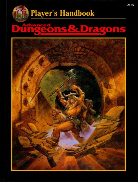 Player S Handbook Ad D 2e Revised Rpg Item Boardgamegeek