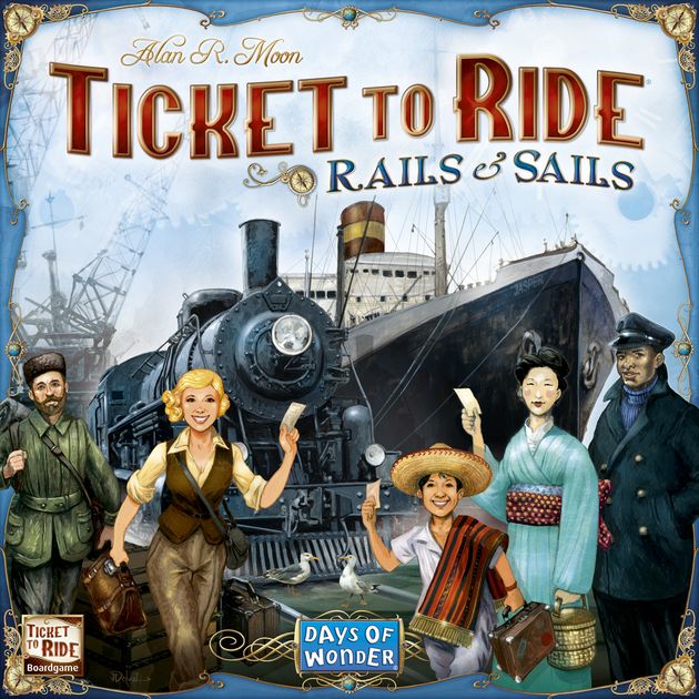 Ticket To Ride Rails Sails Board Game Boardgamegeek