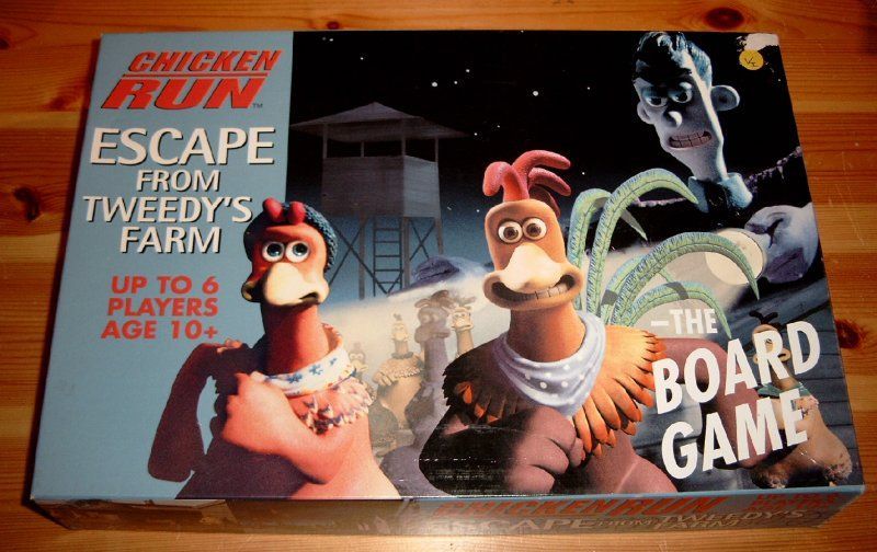 Chicken Run, Escape From Tweedy's Farm Board Game BoardGameGeek