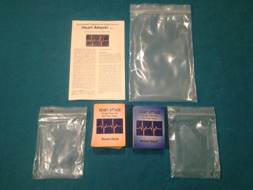 Heart Attack Or Escape From The Old Folks Home Board Game Boardgamegeek