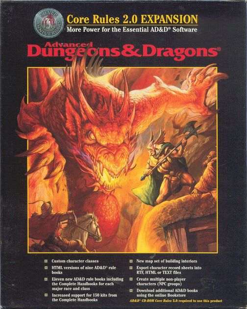 AD&D Core Rules 2.0 Expansion CDROM RPG Item RPGGeek