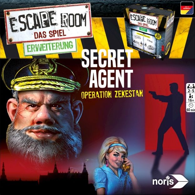 Escape Room The Game Secret Agent Board Game Boardgamegeek