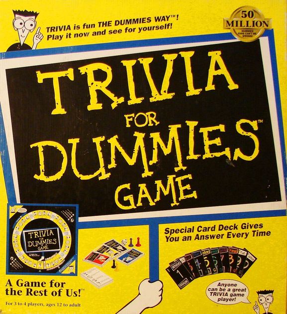 Trivia for Dummies Board Game BoardGameGeek