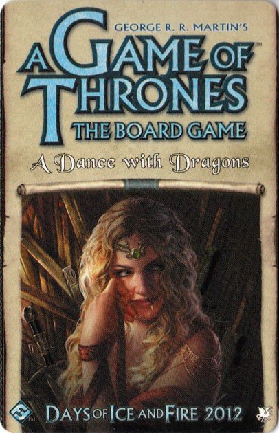 A Game Of Thrones The Board Game Second Edition A Dance With