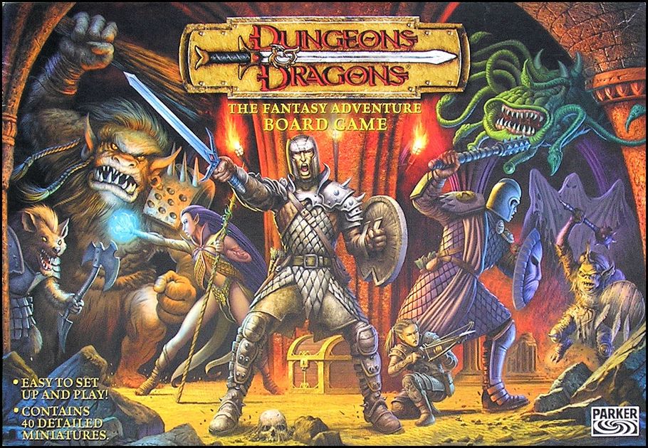 Dungeons & Dragons The Fantasy Adventure Board Game Board Game