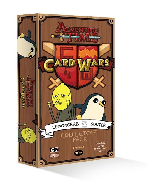 Adventure Time Card Wars Lemongrab Vs Gunter Board Game Boardgamegeek