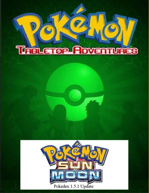 Pokémon Tabletop Adventures Pokédex Sun And Moon Rpg Item Rpggeek