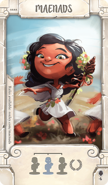 Santorini Maenads Promo Card Board Game BoardGameGeek