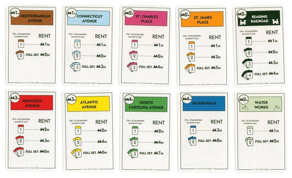 monopoly deal card game rules