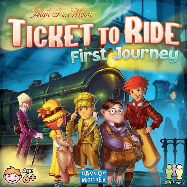 Ticket To Ride First Journey U S Board Game Boardgamegeek