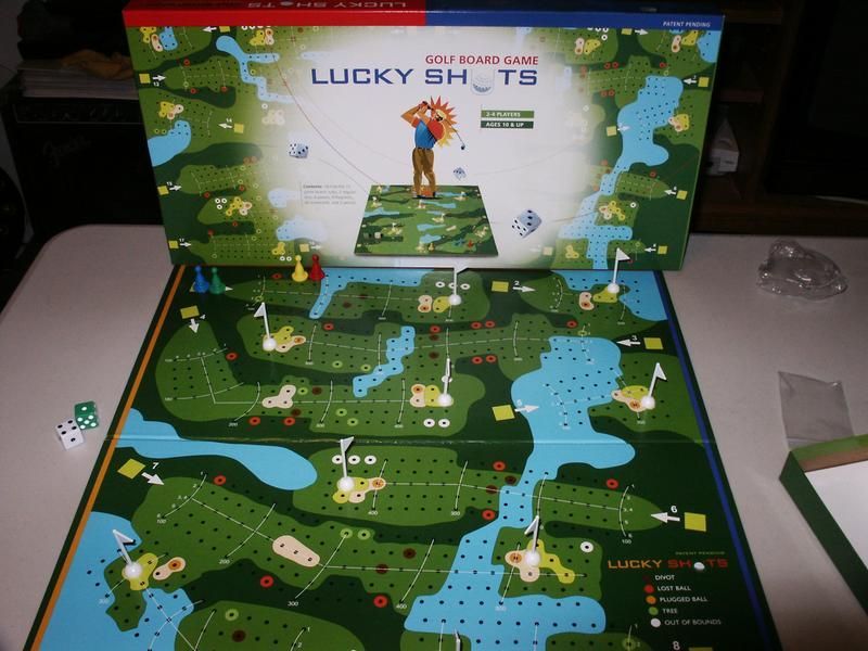 Lucky Shots Golf Board Game Board Game BoardGameGeek