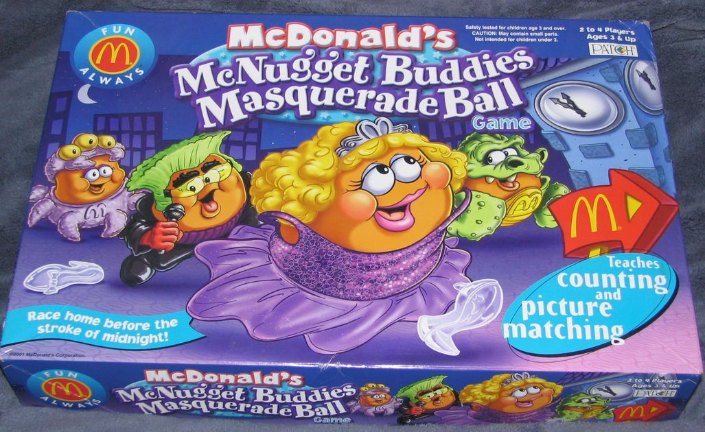 McDonald's McNugget Buddies Masquerade Ball Game Board Game