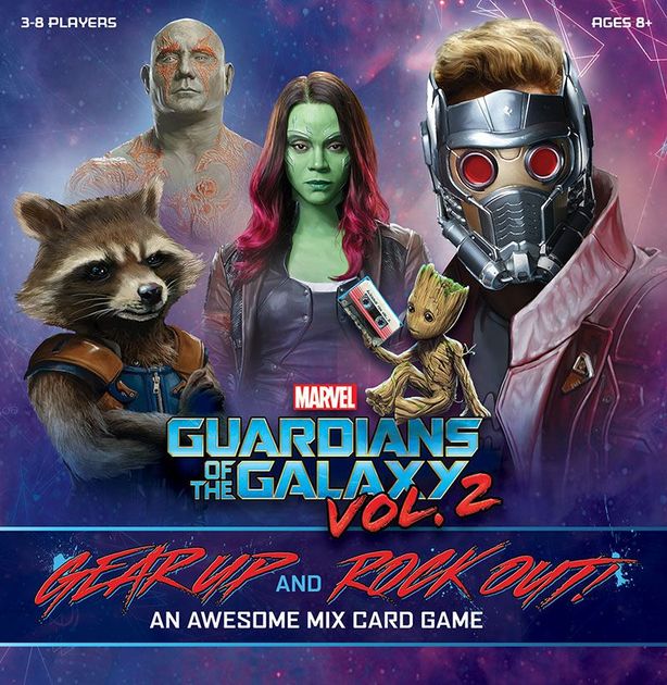 Guardians Of The Galaxy Vol 2 Gear Up And Rock Out An Awesome Mix Card Game Board Game Boardgamegeek