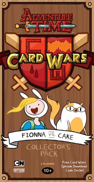 Adventure Time Card Wars Fionna Vs Cake Board Game Boardgamegeek