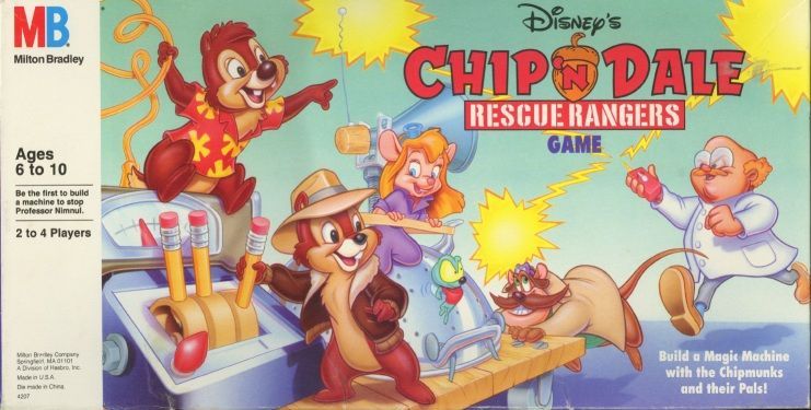 Chip N Dale Rescue Rangers Game Board Game Boardgamegeek