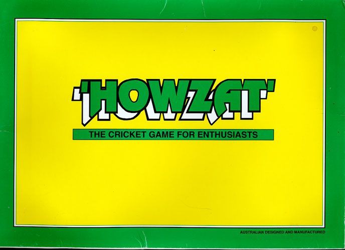Howzat The Cricket Game For Enthusiasts Board Game BoardGameGeek
