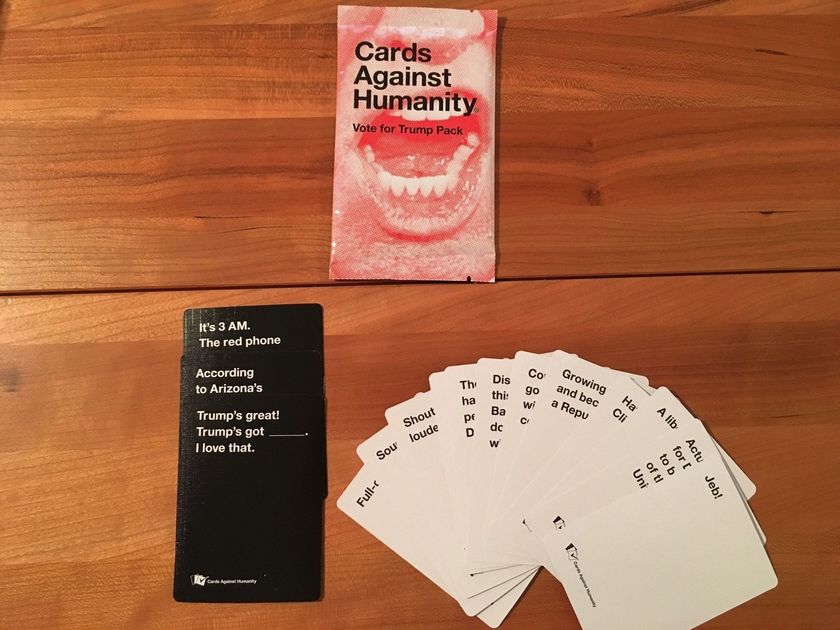 cards against humanity political pack