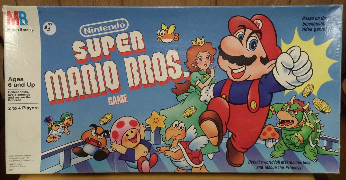 Super Mario Bros. Board Game BoardGameGeek