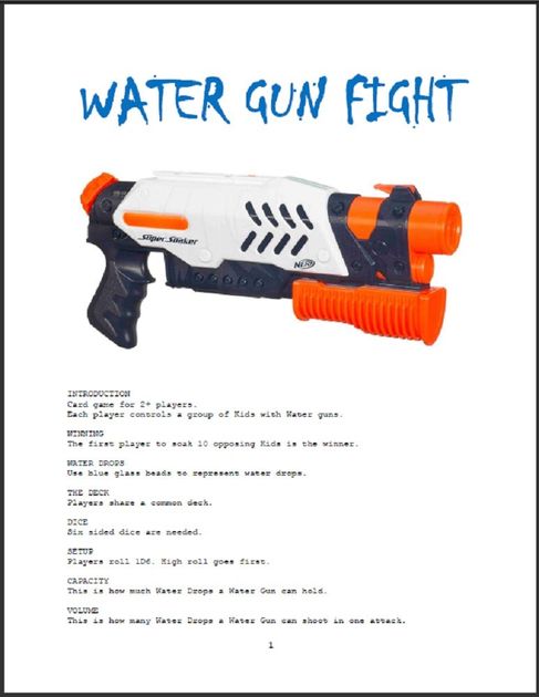 water gun fight game