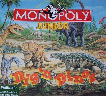 monopoly junior dig n dinos game rules