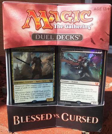 Magic: The Gathering – Duel Decks: Blessed vs. Cursed | Board Game ...