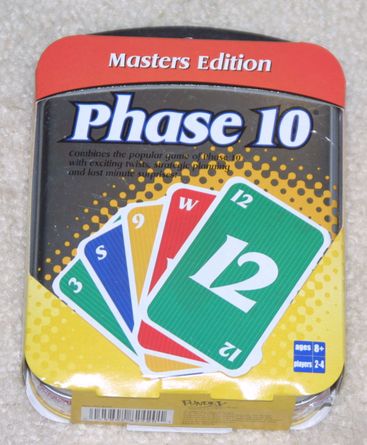 Mattel Games Phase 10 Masters Classic Card Game, Family Card Game With 60 Phase Target Cards That Can Be Laid In Any Order, For 2 To 6 Players, JFD07