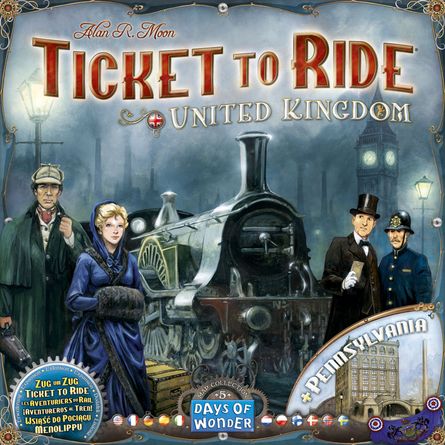 Ticket To Ride Map Collection Volume 5 United Kingdom Pennsylvania Board Game Boardgamegeek