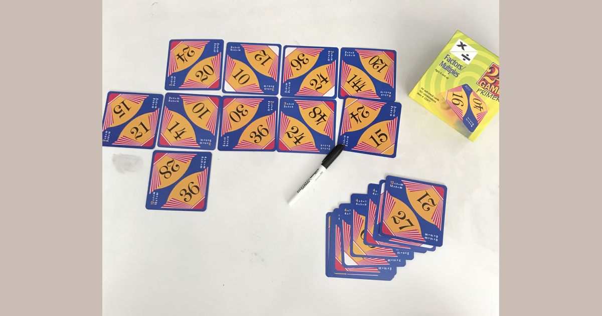 24 Game Factors/Multiples Board Game BoardGameGeek