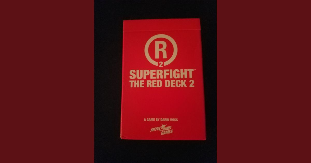 The Red Deck Card Game Superfight Skybound New
