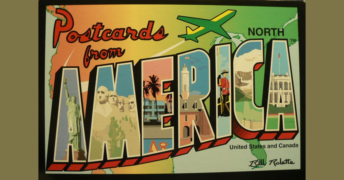 Postcards from North America Board Game BoardGameGeek