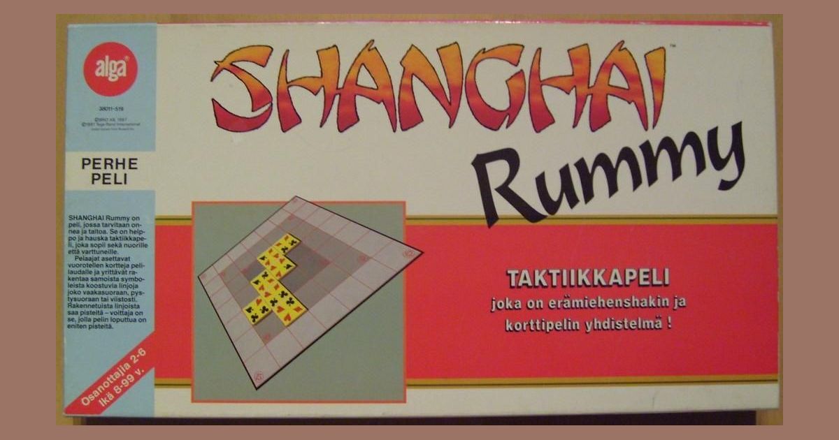 Shanghai Rummy Board Game BoardGameGeek